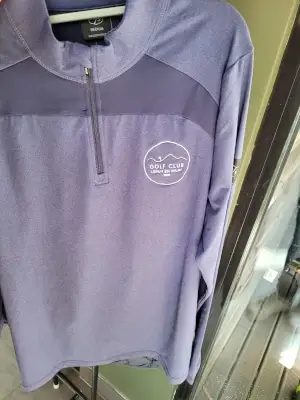 tee shirt violet manches longues à l effigie du golf en vente à la boutique du Puy en Velay